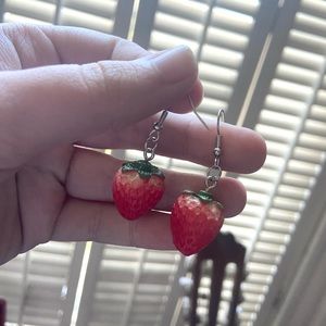 Strawberry Earrings!